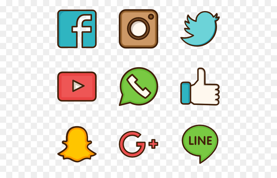 Social media Computer Icons Social network Clip art - Social png download - 600*564 - Free Transparent Social Media png Download.