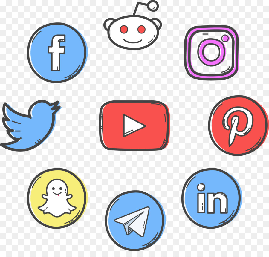 Download 21 white-social-media-icons-transparent-background Free-Social-Media-Clip-Art-with-No-Background-ClipartKey.png