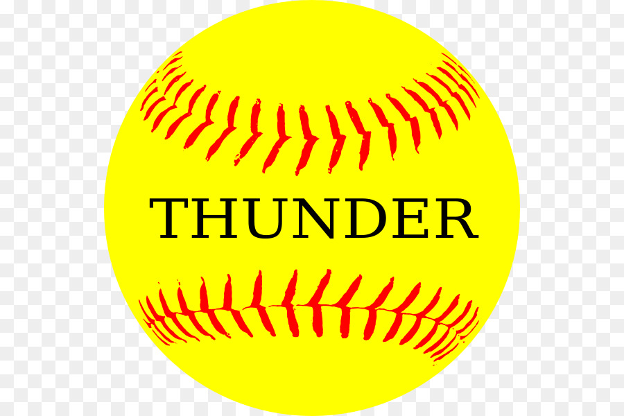 Fastpitch softball Baseball Clip art - thunder png download - 600*600 - Free Transparent Softball png Download.