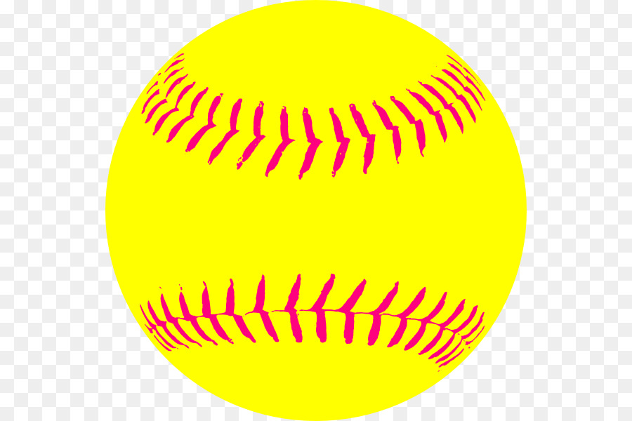 Clip art Fastpitch softball Portable Network Graphics Baseball - yellow softball png download - 600*600 - Free Transparent Softball png Download.
