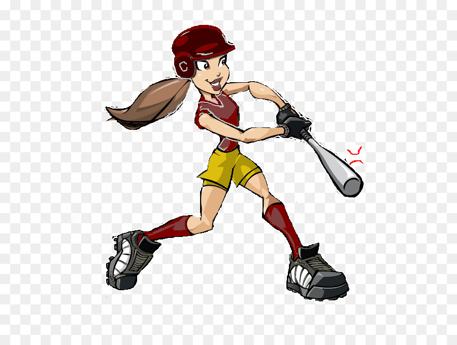 Fastpitch softball Baseball Cartoon Clip art - Cartoon Softball Player png download - 691*676 - Free Transparent Softball png Download.