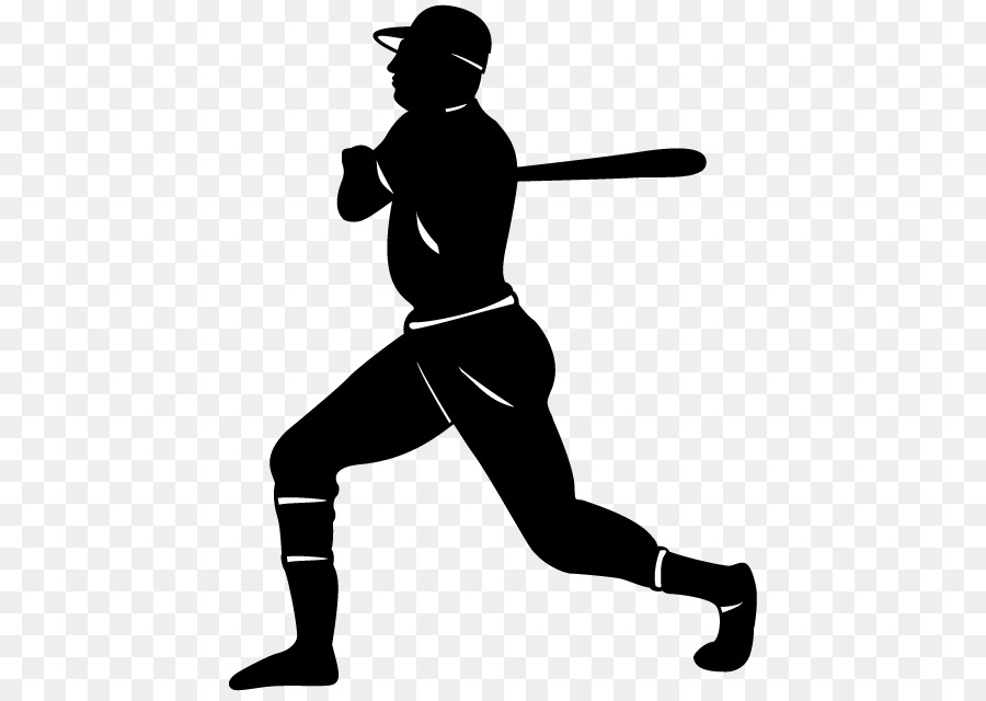 Baseball bat Silhouette Atlanta Braves Sticker - Baseball players silhouettes png download - 490*635 - Free Transparent Baseball png Download.