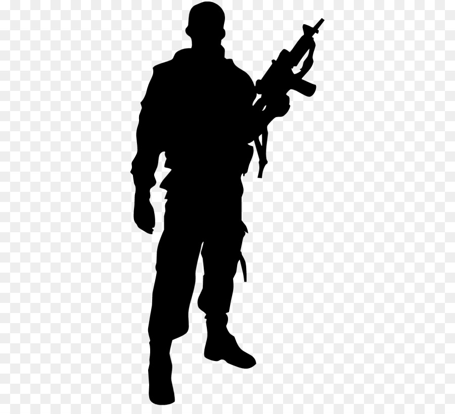 T-shirt United States Soldier Infantry Clothing - soldier-silhouette png download - 390*805 - Free Transparent Tshirt png Download.