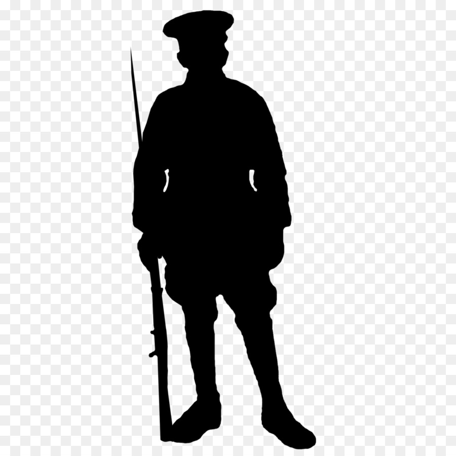 First World War Soldier Army Military Silhouette - silhouettes png download - 1024*1024 - Free Transparent First World War png Download.