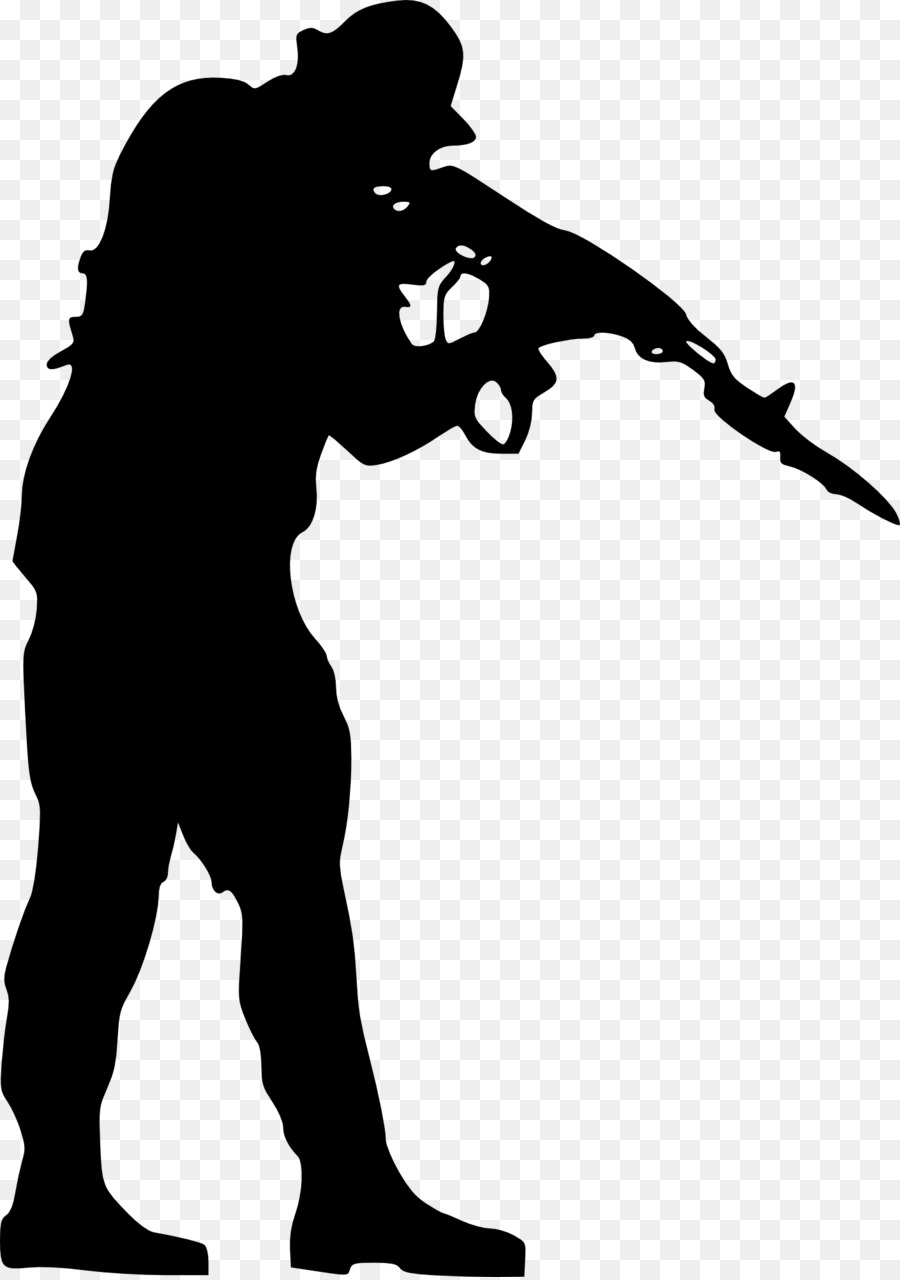 Silhouette Soldier Clip art - Silhouette png download - 1410*2000 - Free Transparent Silhouette png Download.