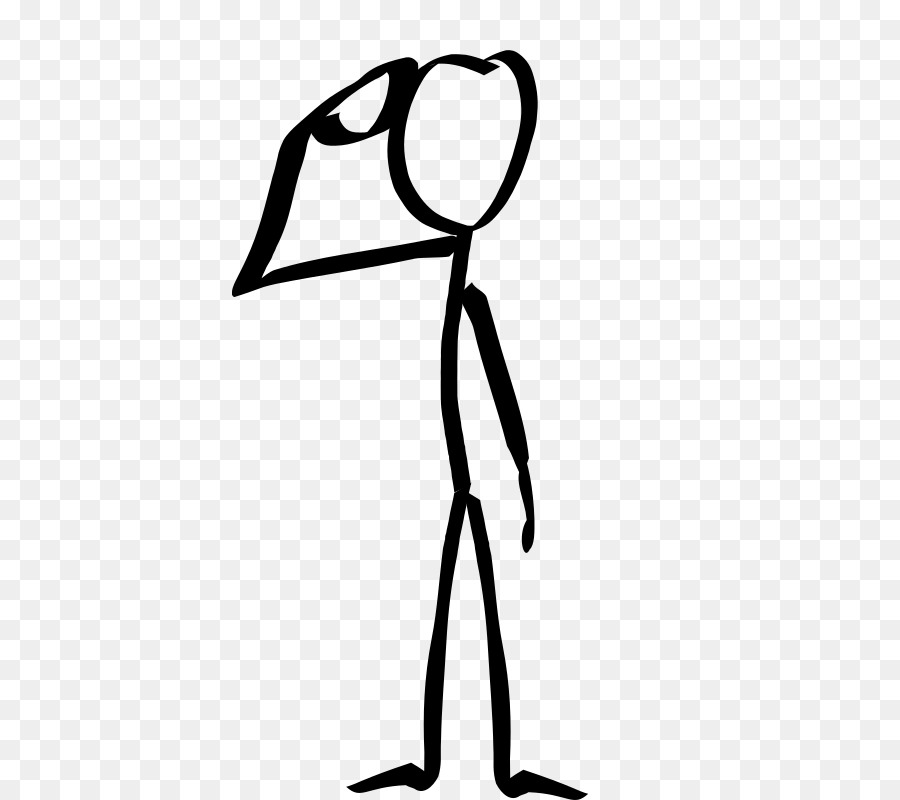 Soldier Salute Drawing Stick figure Clip art - saluting png download - 436*800 - Free Transparent Soldier png Download.