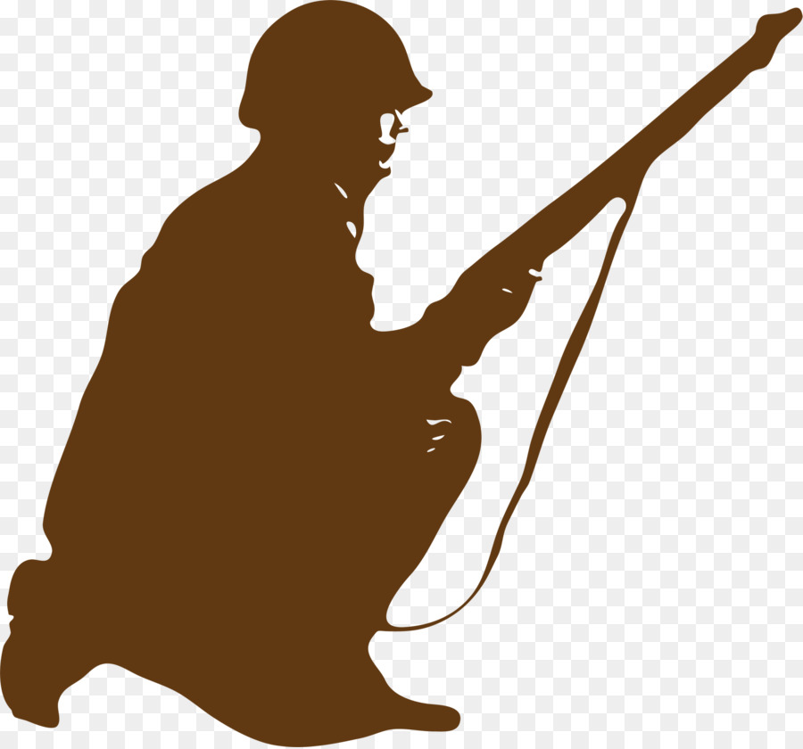 Soldier Silhouette Clip art - Brown latent soldier png download - 2000*1863 - Free Transparent Soldier png Download.
