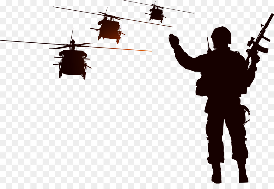 Soldier Silhouette Helicopter Illustration - Military aircraft war png download - 2244*1500 - Free Transparent Helicopter png Download.