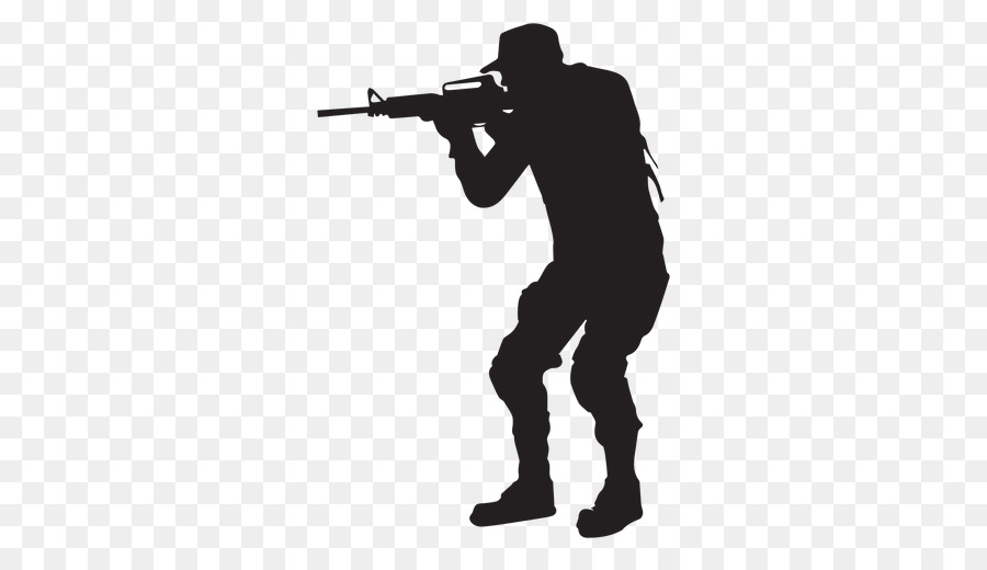 Clip art Silhouette Soldier Military Portable Network Graphics - Silhouette png download - 512*512 - Free Transparent  png Download.