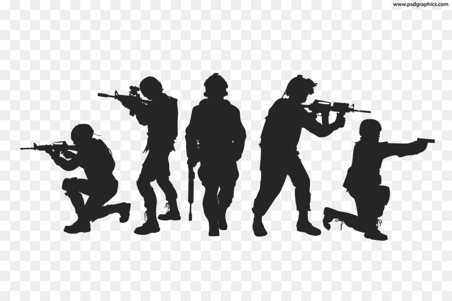 Silhouette Soldier Military Army - soldiers png download - 5000*3333 - Free Transparent Silhouette png Download.