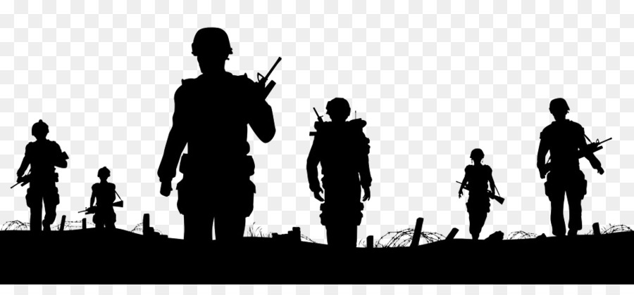 Soldier Euclidean vector Stock photography Illustration - Black Soldier Silhouette png download - 1000*450 - Free Transparent  png Download.