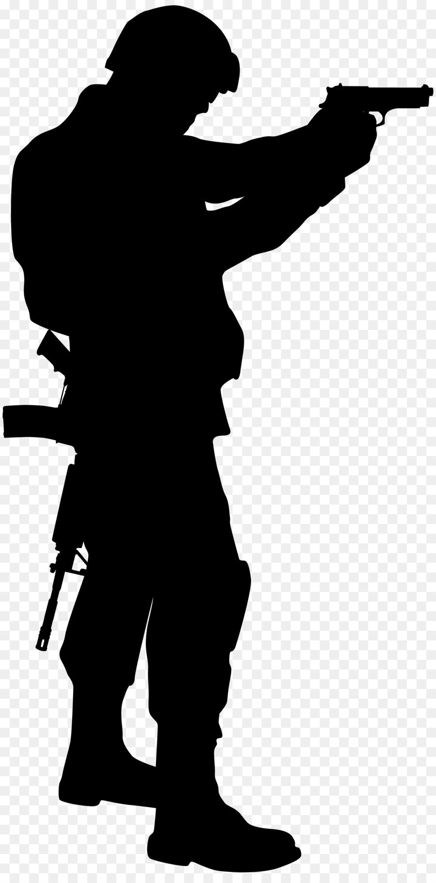 Soldier Silhouette Army Clip art - Soldier Silhouette Cliparts png download - 3981*8000 - Free Transparent Soldier png Download.