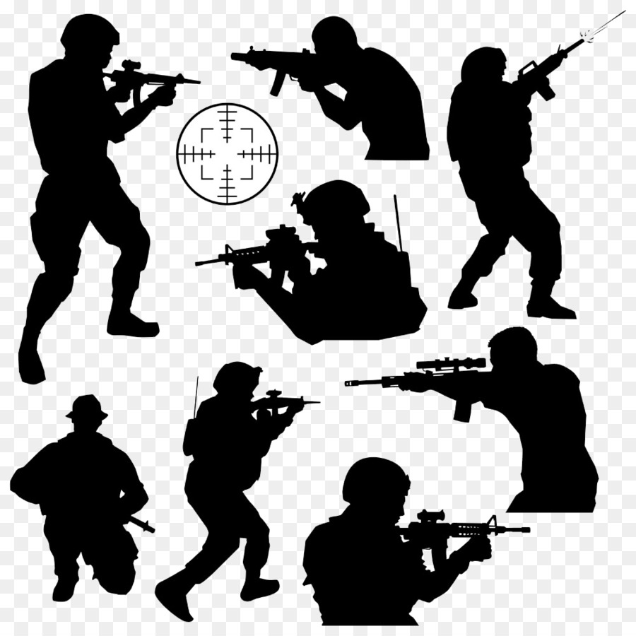 Body Combat Soldier Clip art - Shooting military buckle creative HD Free png download - 1000*1000 - Free Transparent Combat png Download.