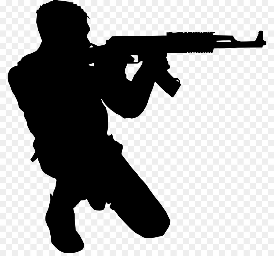 Silhouette Soldier - Silhouette png download - 850*831 - Free Transparent Silhouette png Download.