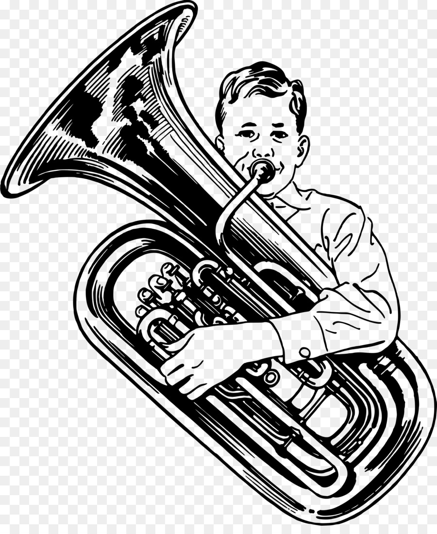 Tuba Drawing Brass Instruments Sousaphone Clip art - tuba png download - 1994*2400 - Free Transparent  png Download.