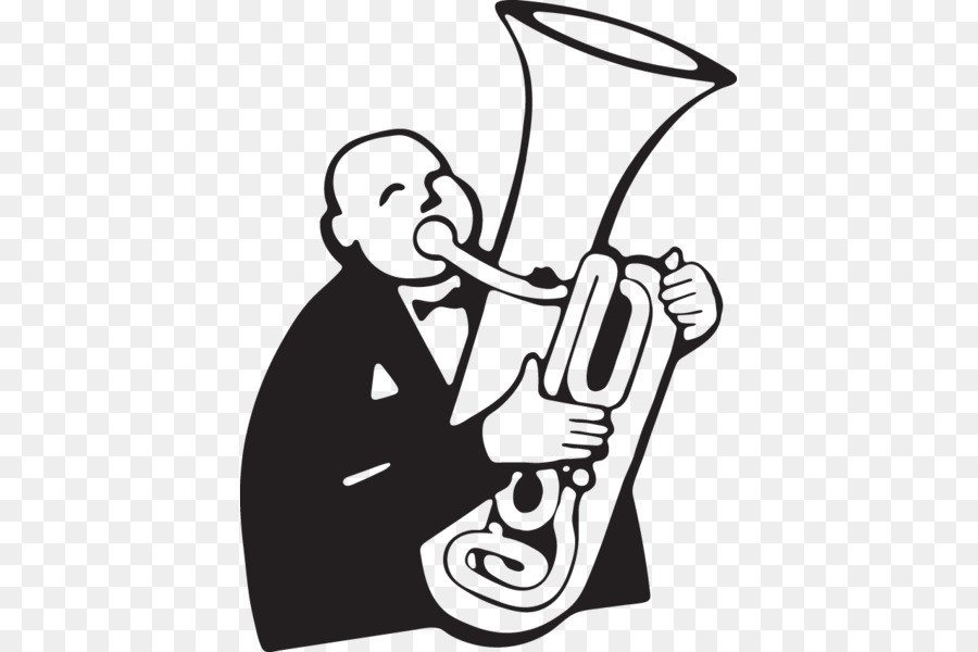 Tuba player Drawing Clip art Cartoon - tuba png clipart png download - 457*600 - Free Transparent Tuba png Download.