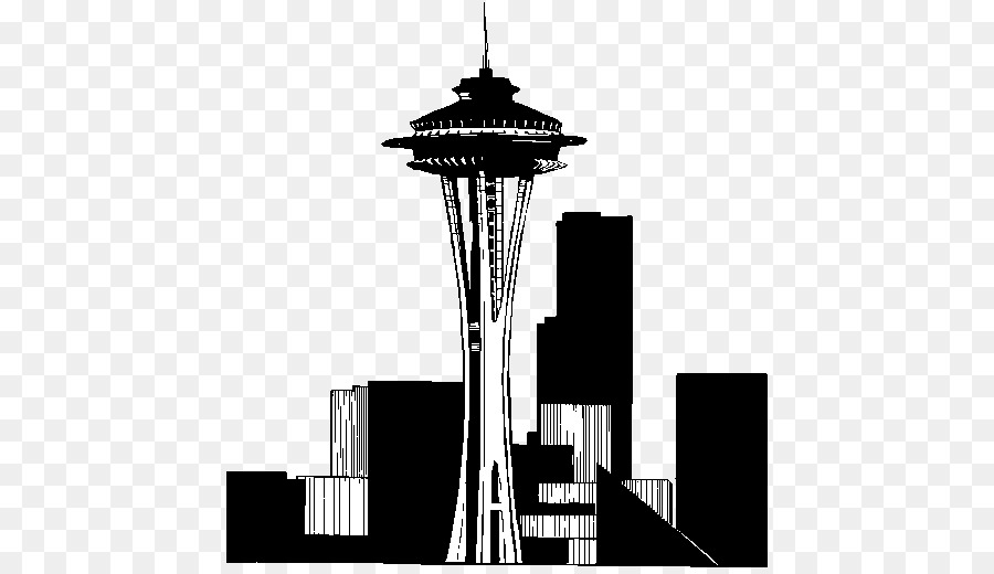 Space Needle Image Silhouette Architecture Vector graphics - Silhouette png download - 490*514 - Free Transparent Space Needle png Download.