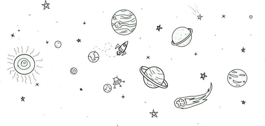 Outer Space Drawing Space Png Download 931 442 Free