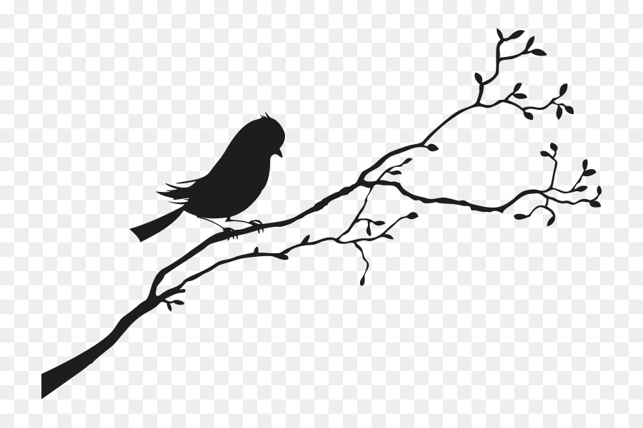Bird Sparrow Silhouette - Bird png download - 800*600 - Free Transparent Bird png Download.