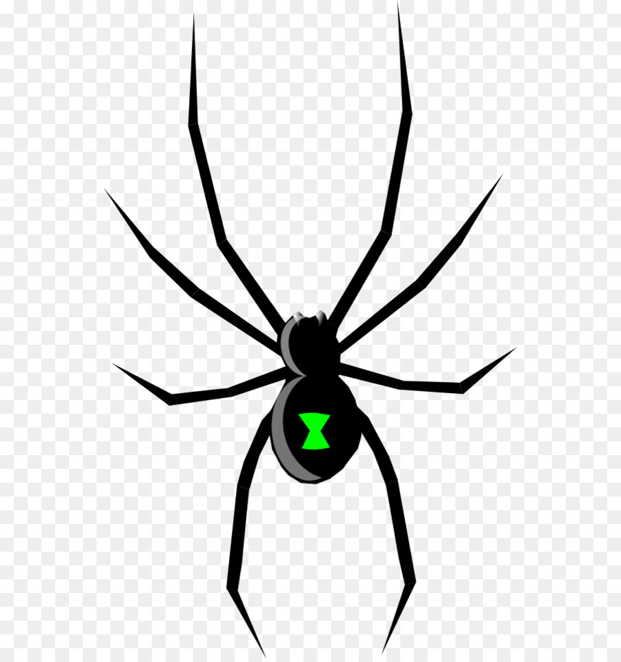 Black Widow Spider Drawing Clip art - Free Spider Clipart png download - 600*955 - Free Transparent Black Widow png Download.