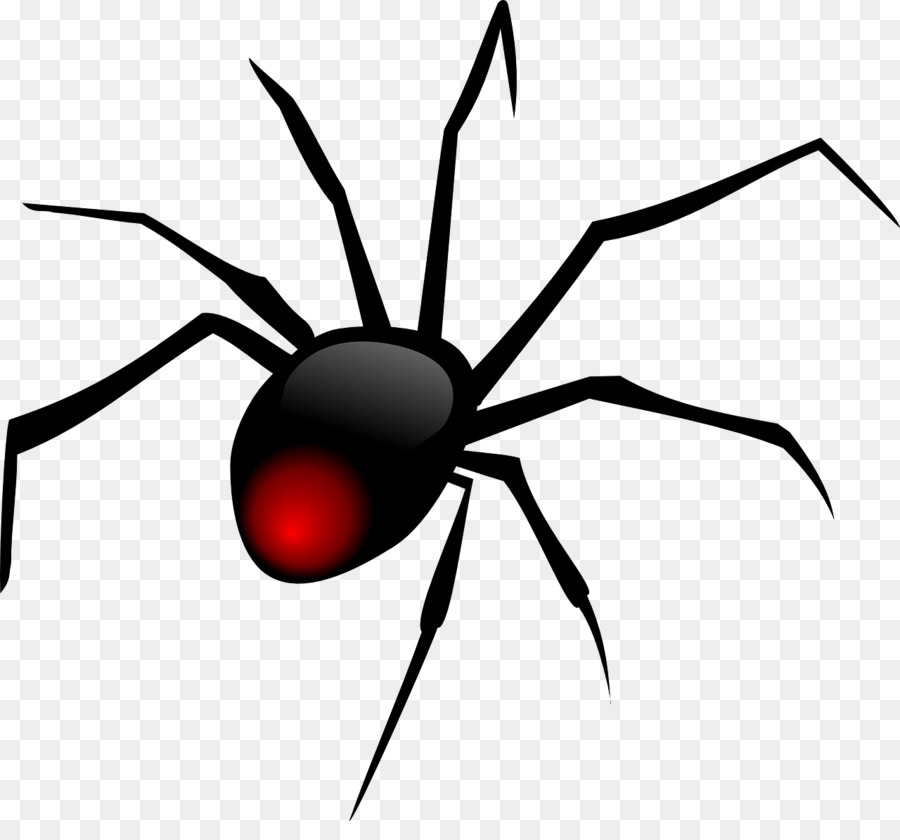 Redback spider Clip art - Black spider png download - 1280*1167 - Free Transparent Spider png Download.