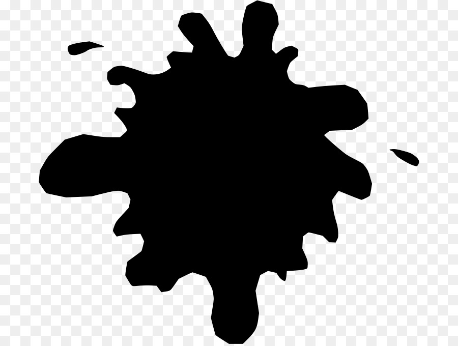 Black and white Clip art - splat png download - 748*676 - Free Transparent Black And White png Download.