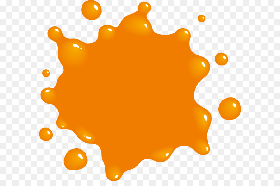 Paint Logo Clip art - Orange Splat Cliparts png download - 668*600 - Free Transparent Orange png Download.