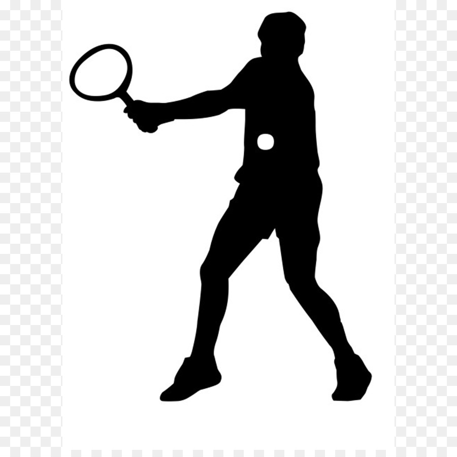 Silhouette Sport Tennis Clip art - Sports Cliparts Silhouette png download - 654*886 - Free Transparent Silhouette png Download.