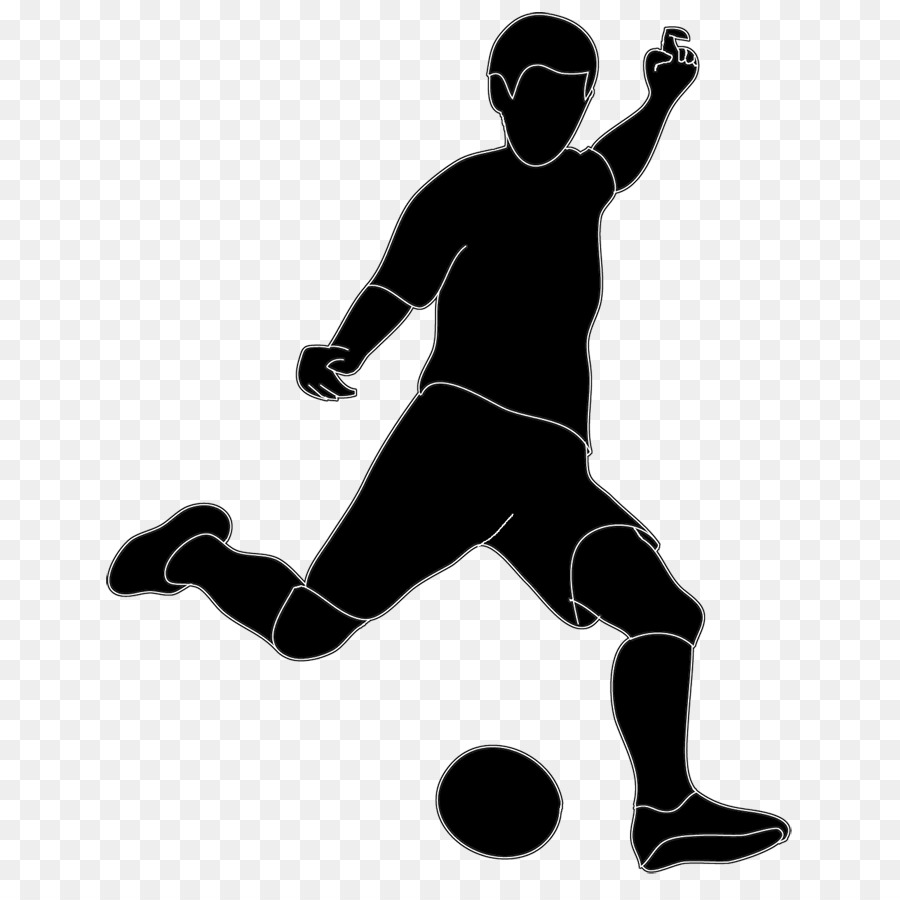 Silhouette Football Sport Clip art - Kickball Cliparts png download - 709*886 - Free Transparent Silhouette png Download.