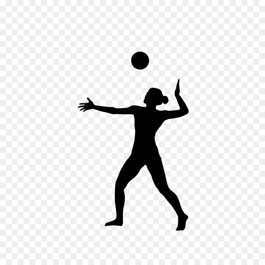 Volleyball Silhouette Sport - Woman playing volleyball,Sketch png download - 3333*3333 - Free Transparent Volleyball png Download.