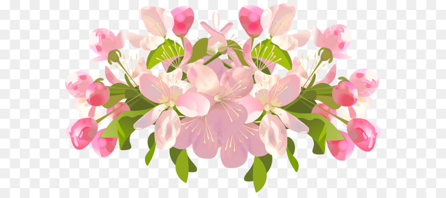 Flower Spring Clip art - Spring Tree Flowers Transparent PNG Clip Art Image png download - 8000*4826 - Free Transparent Flower png Download.