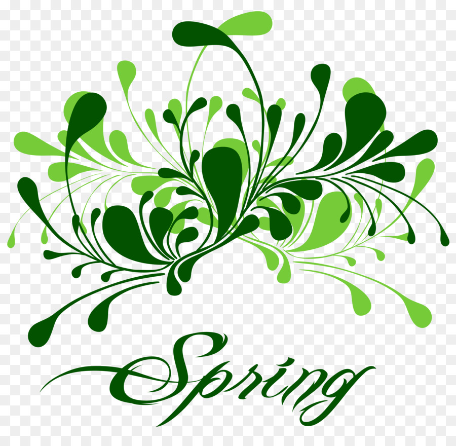 Spring Clip art - Spring Green Cliparts png download - 4157*3985 - Free Transparent Spring png Download.