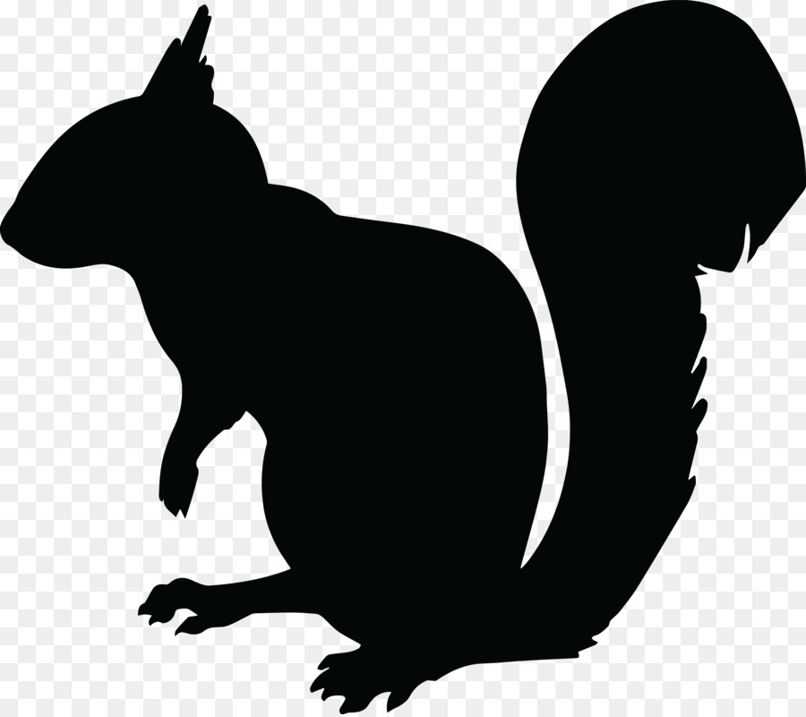 Squirrel Chipmunk Silhouette Clip art - animal silhouettes png download - 4000*3540 - Free Transparent Squirrel png Download.