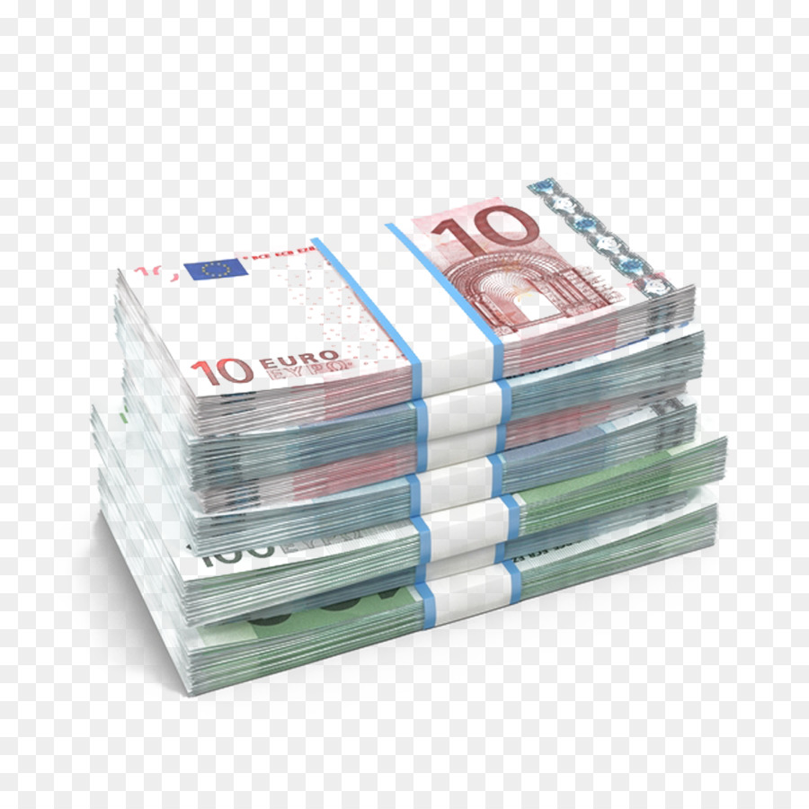 Euro banknotes Cash Euro coins - A pile of euro banknotes png download - 1000*1000 - Free Transparent Euro png Download.