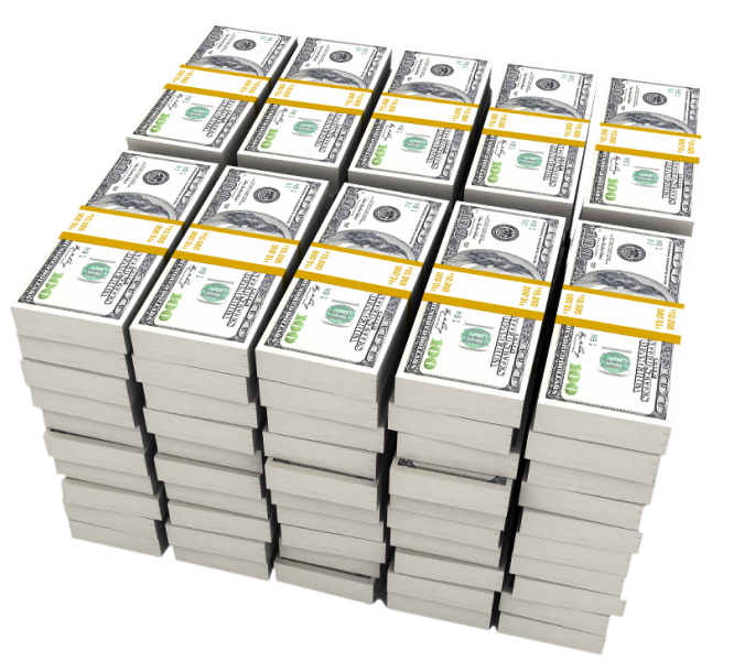 United States Dollar Money Clip art - Stack of Dollars PNG Picture png