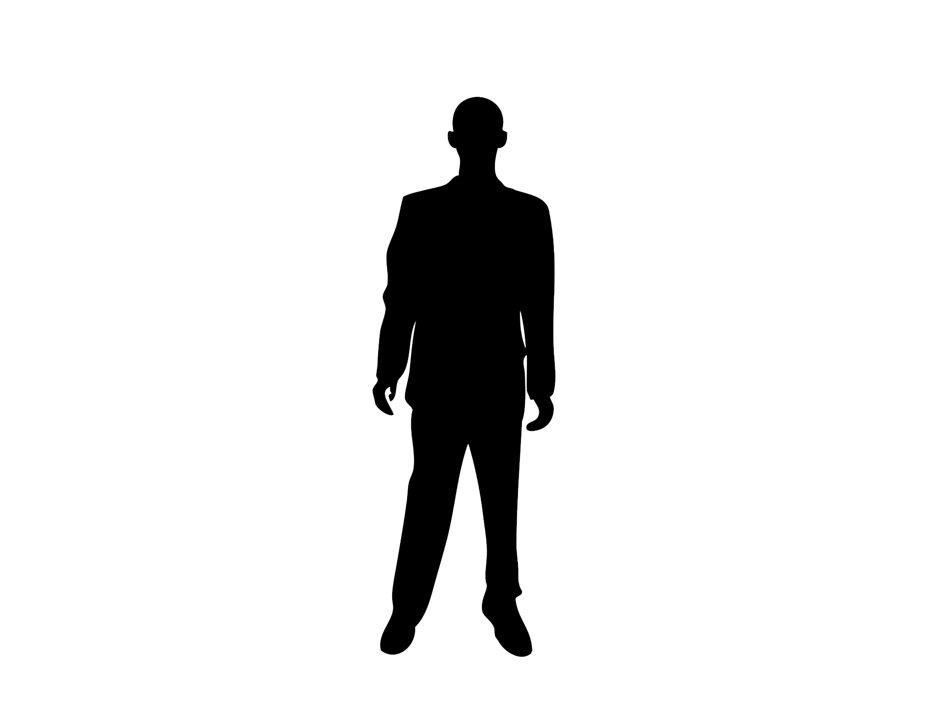 Silhouette Person Royalty-free - person standing on books png download