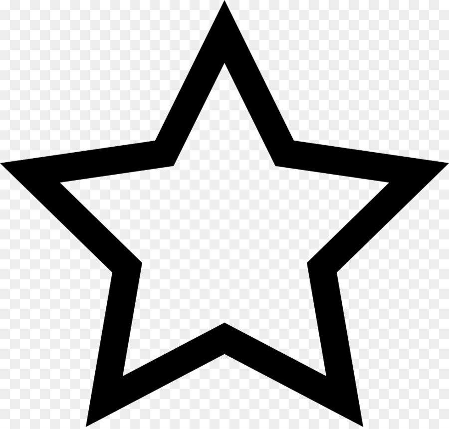 Five-pointed star Outline Symbol Clip art - red star png download - 980*932 - Free Transparent Fivepointed Star png Download.
