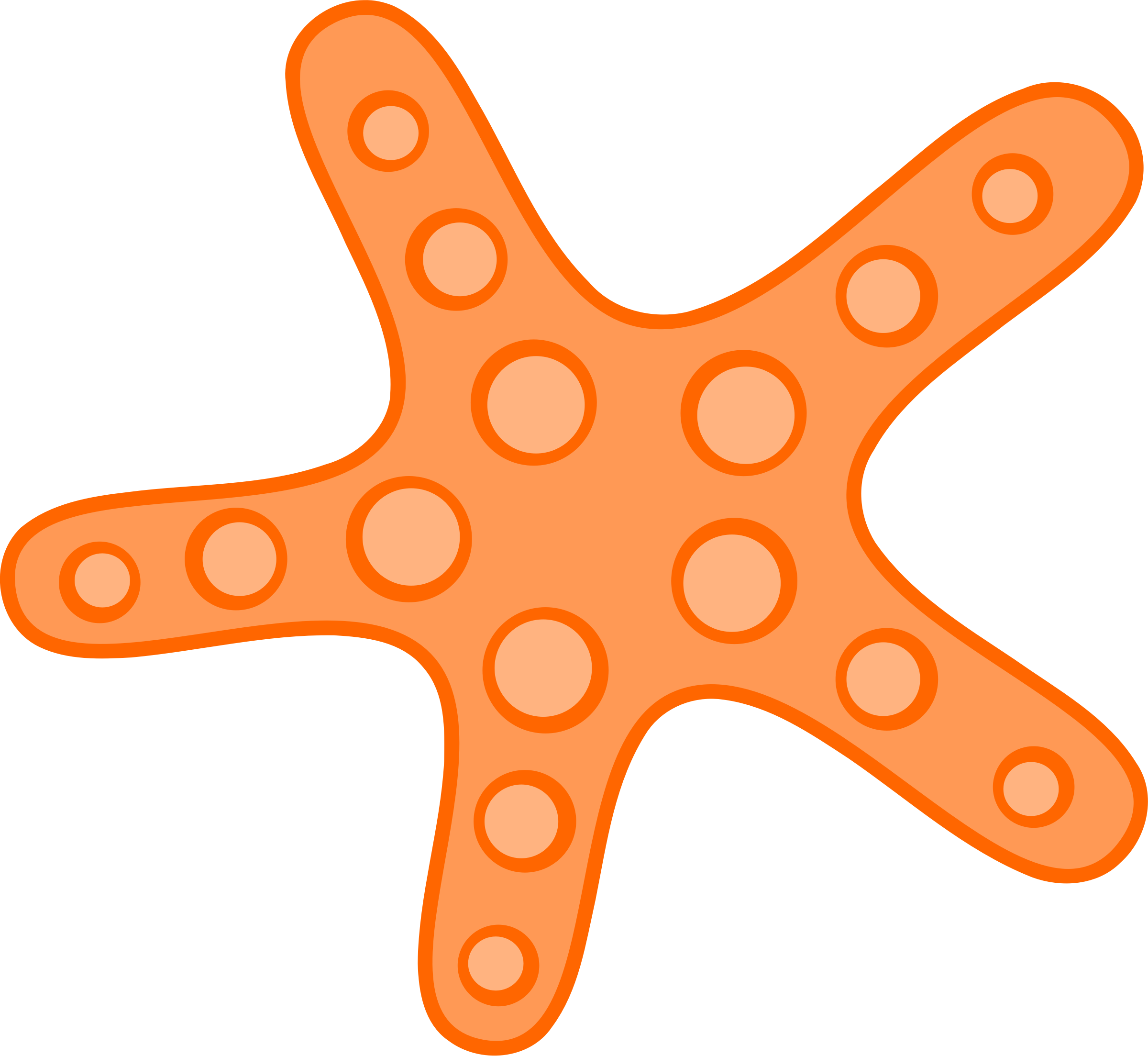 Starfish Sea Clip Art Starfish Png Png Download 24002207 Free