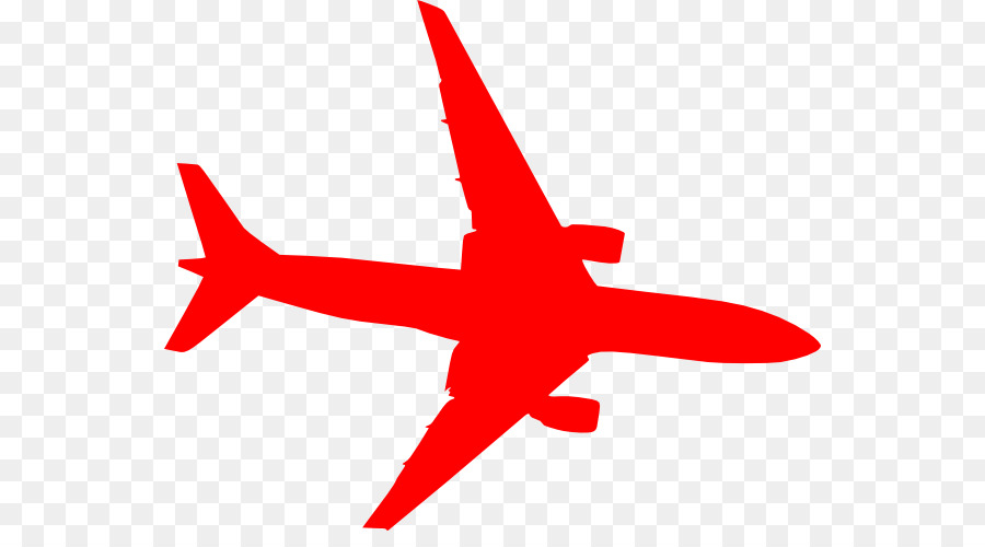 Airplane Silhouette Clip art - Red Airplane Cliparts png download - 600*485 - Free Transparent Airplane png Download.