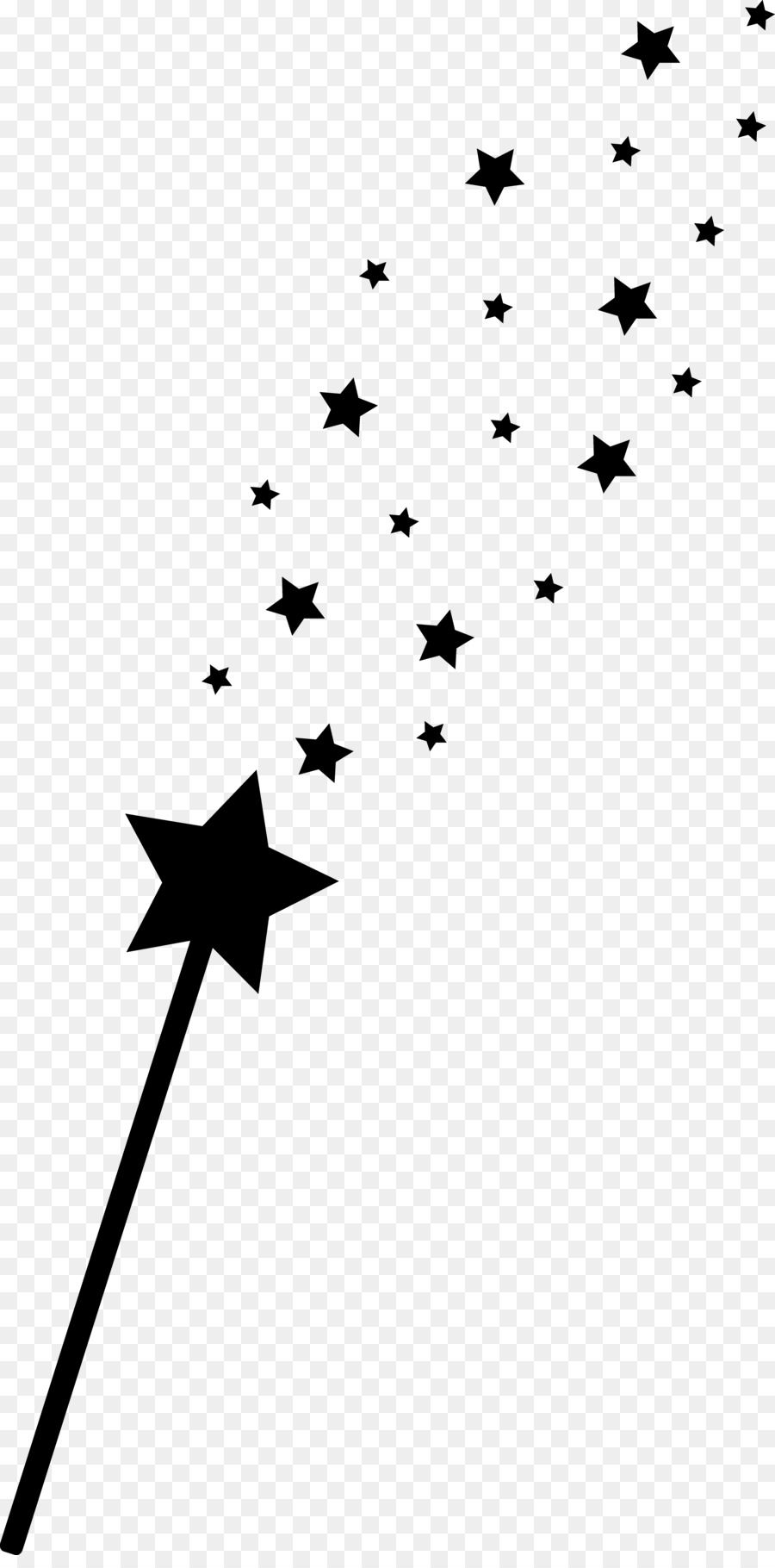 Wand Fairy Magic Clip art - Stars Silhouette png download - 5311*10653 - Free Transparent Wand png Download.