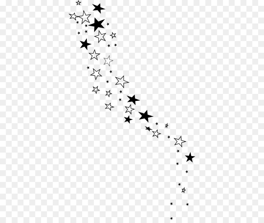 Stencil Silhouette Drawing Unicorn - Stars black png download - 433*750 - Free Transparent Stencil png Download.