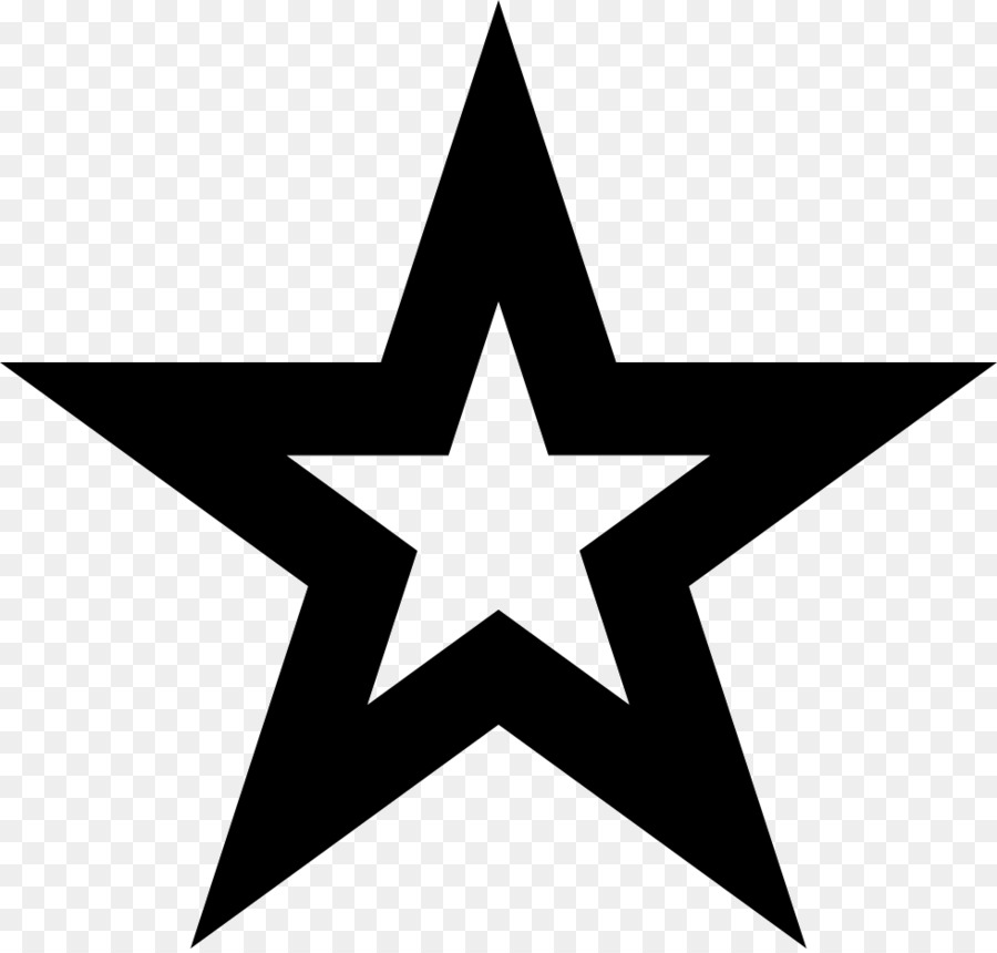 Five-pointed star Silhouette Shape - star png download - 980*932 - Free Transparent Star png Download.