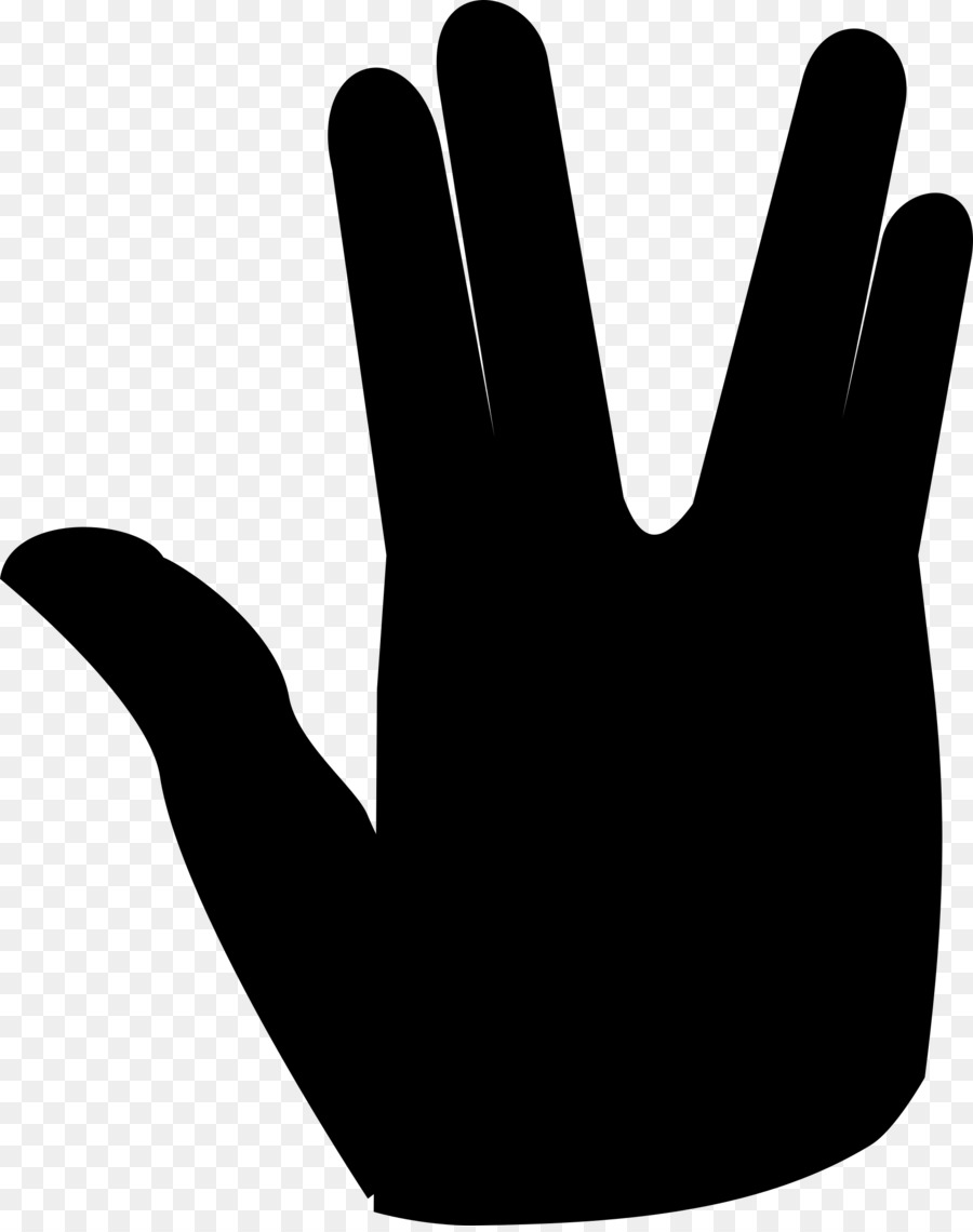 Spock  Vulcan salute Clip art - perfect hand sign png download - 1905*2400 - Free Transparent Spock png Download.