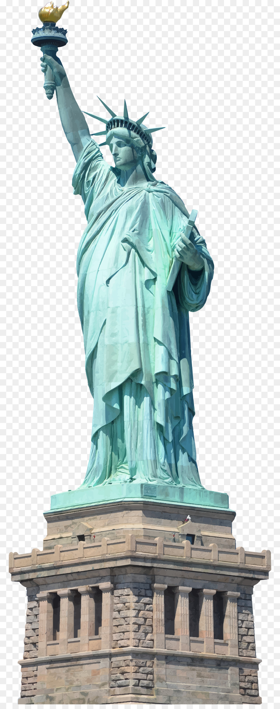 Statue of Liberty Stock photography Clip art - Statue of Liberty PNG File png download - 844*2266 - Free Transparent Statue Of Liberty png Download.