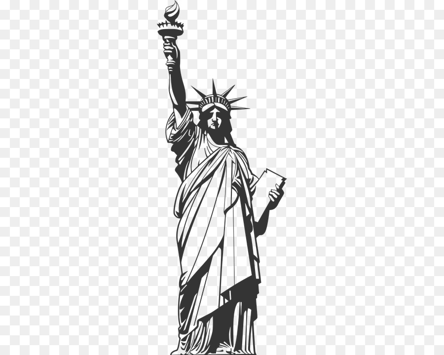 Statue of Liberty Vector graphics Ellis Island Clip art Image - statue of liberty png download - 360*720 - Free Transparent  png Download.