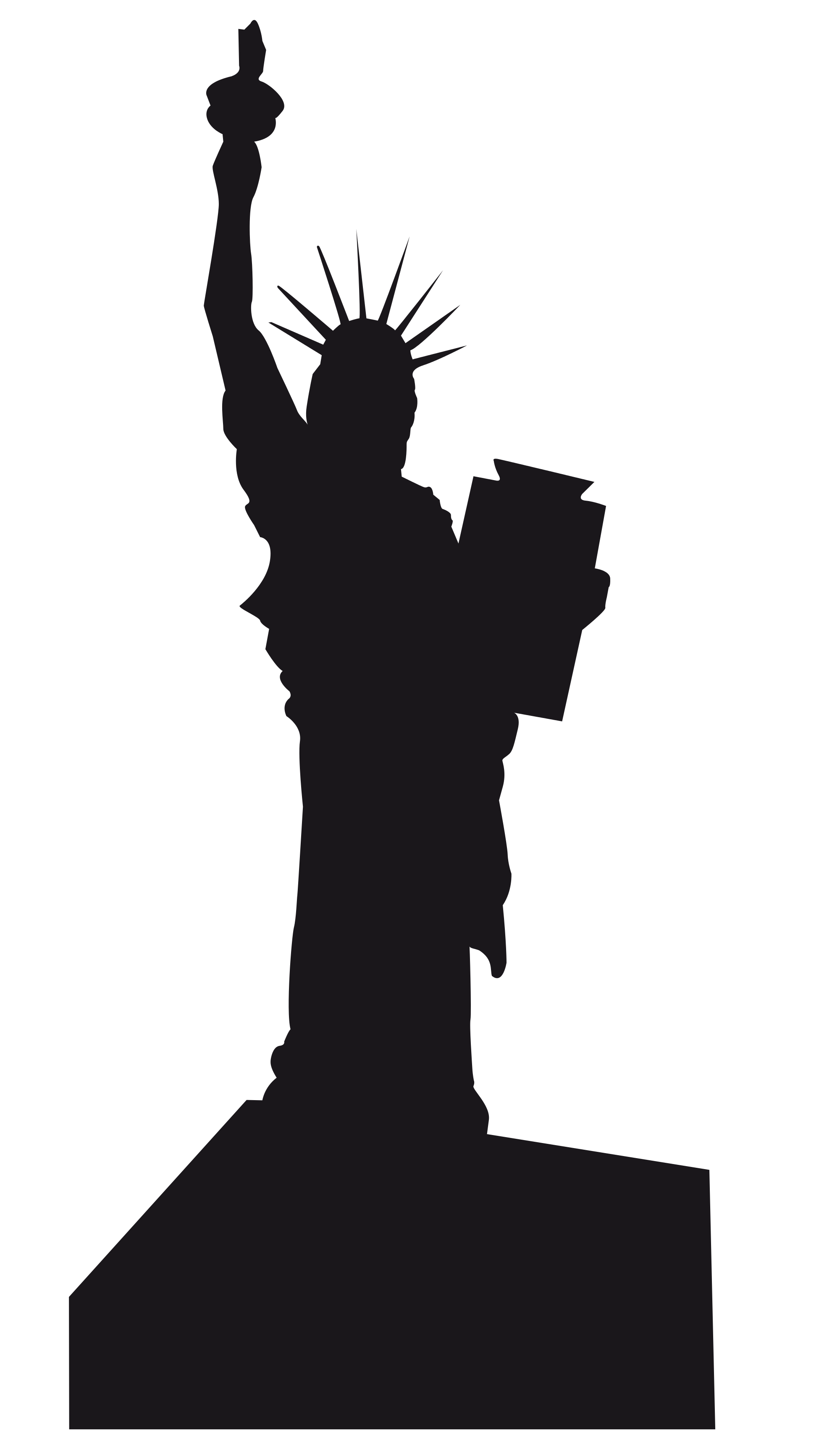 Statue of Liberty Silhouette Scalable Vector Graphics