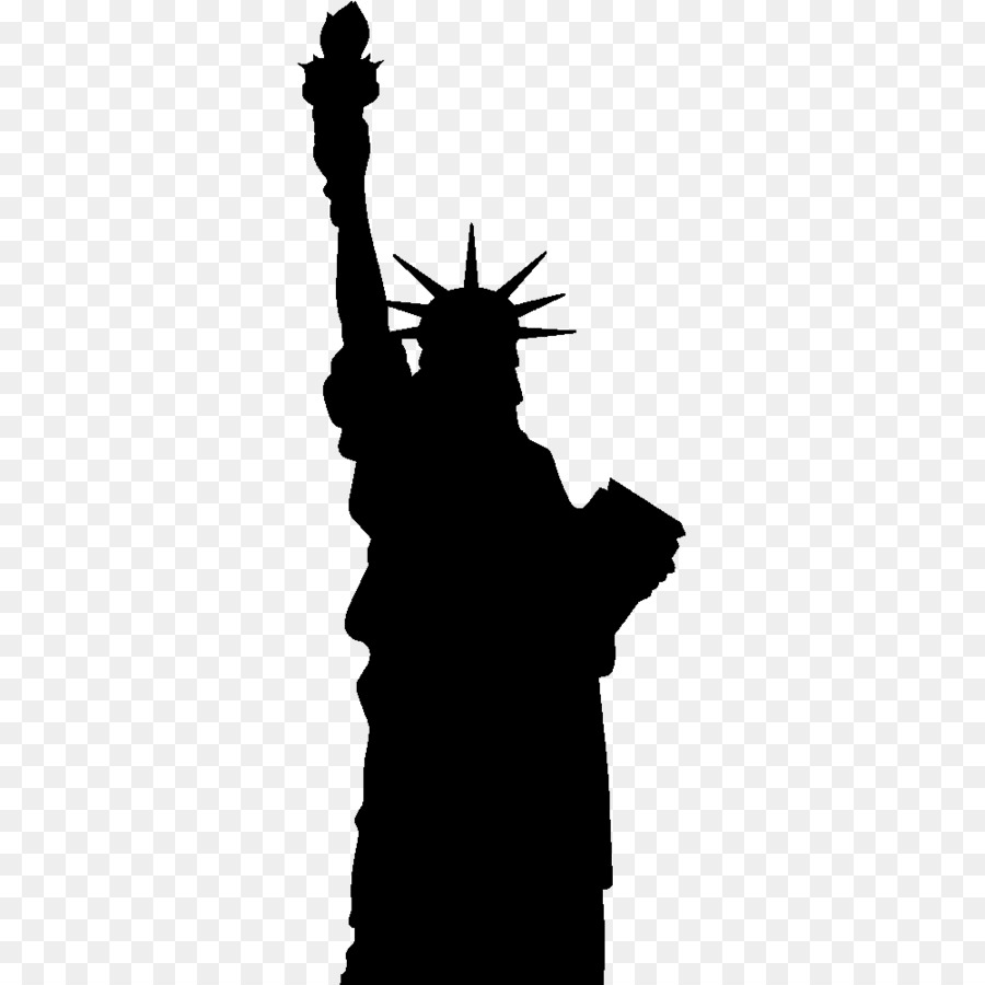 Statue of Liberty Silhouette Statue of Freedom - statue of liberty png download - 1000*1000 - Free Transparent Statue Of Liberty png Download.