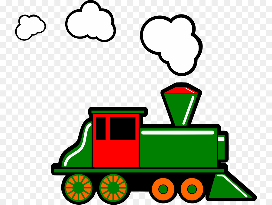 Train Rail transport Steam locomotive Clip art - toy train png download - 800*680 - Free Transparent Train png Download.