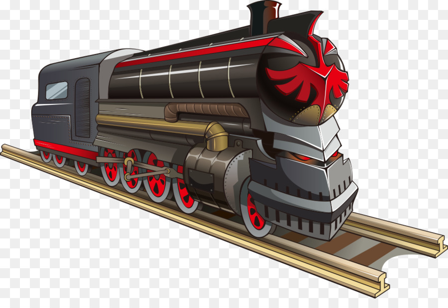 Train Rail transport Steam locomotive Track - Vector train png download - 976*652 - Free Transparent Train png Download.