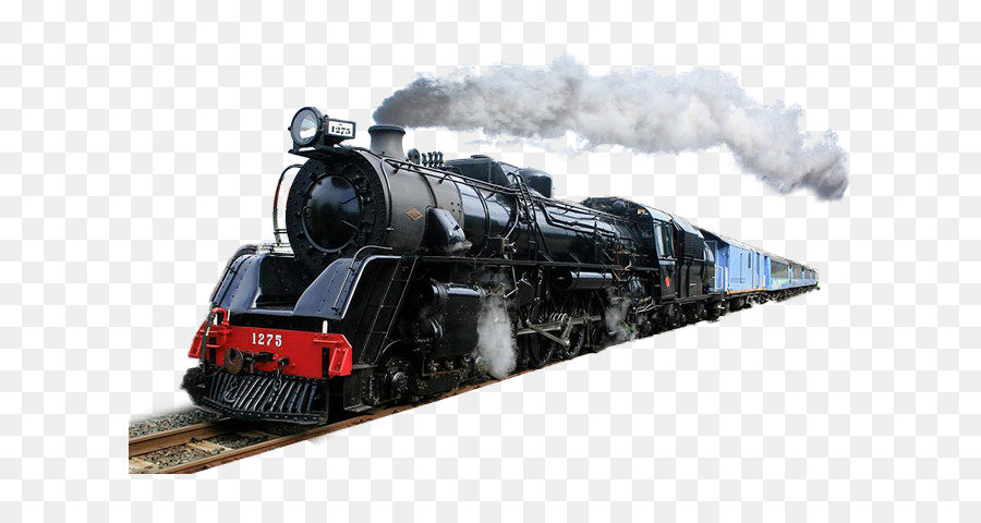 Train Rail transport Steam locomotive - Black Train png download - 663*476 - Free Transparent Train png Download.